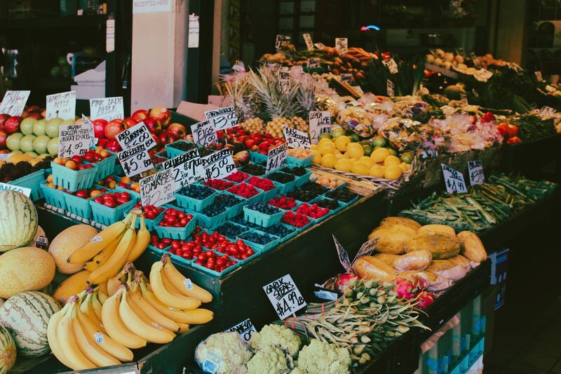 des fruits et legumes